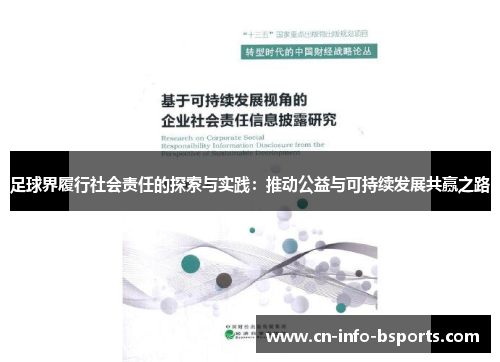足球界履行社会责任的探索与实践：推动公益与可持续发展共赢之路